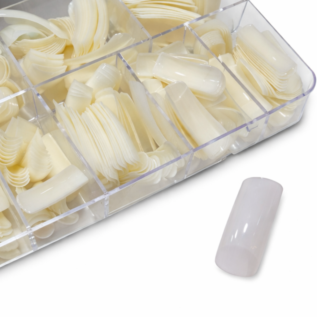 Magnolux Half Nail Tips Box - White Square 2
