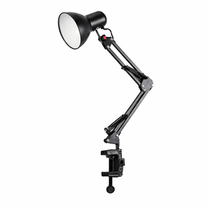 Adjustable Clamp Desk Light - Black