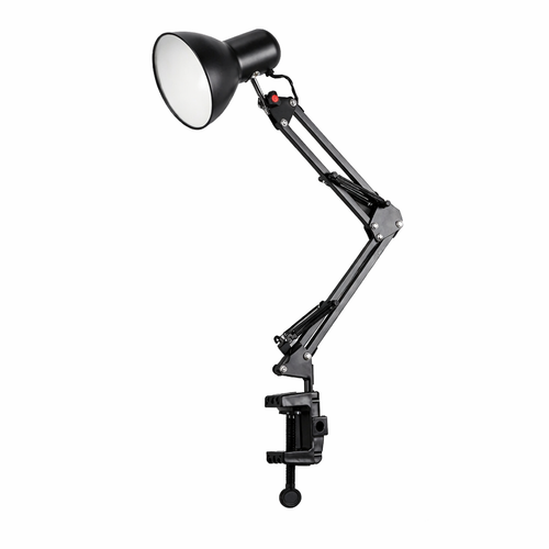 Adjustable Clamp Desk Light - Black