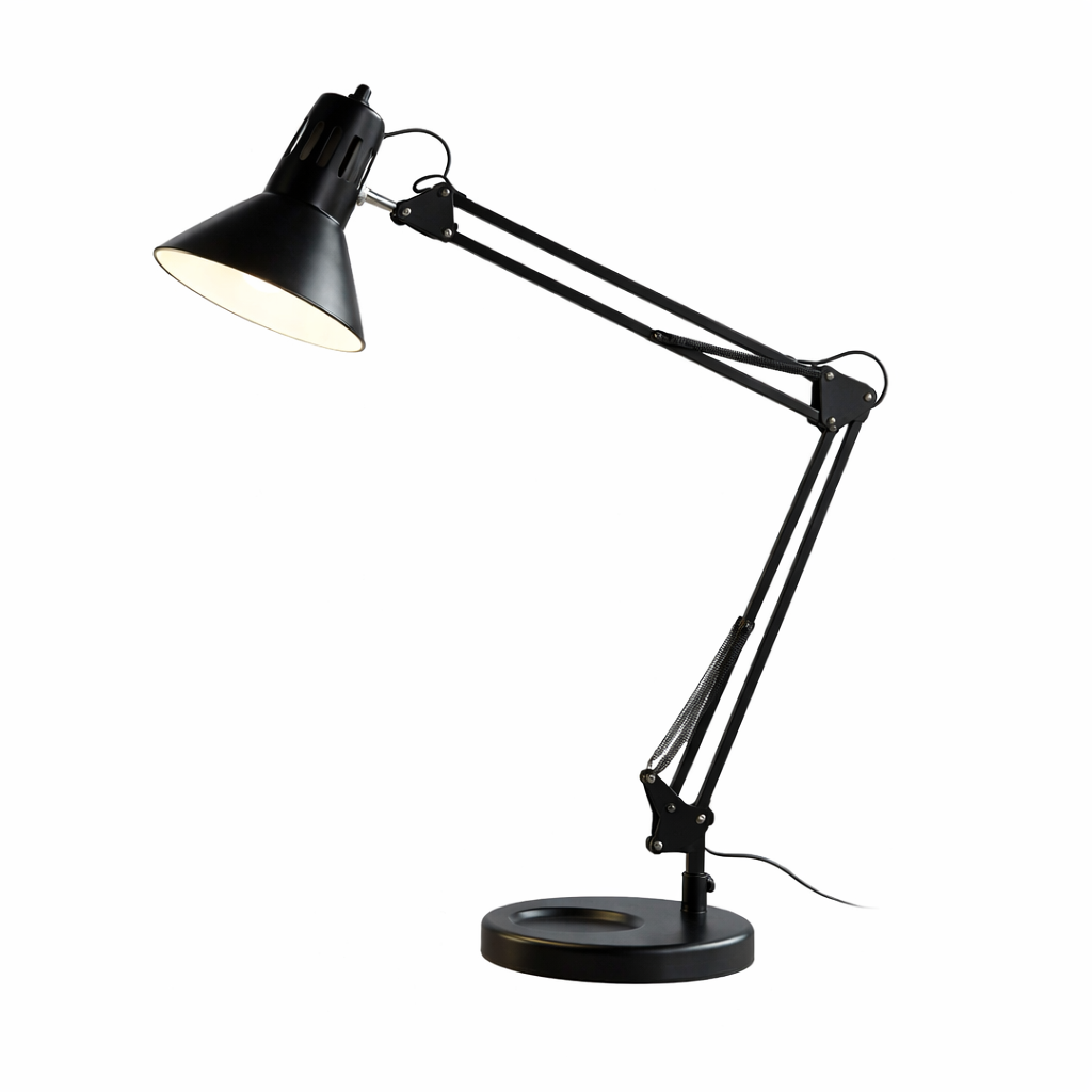 Adjustable Desk Light - Black