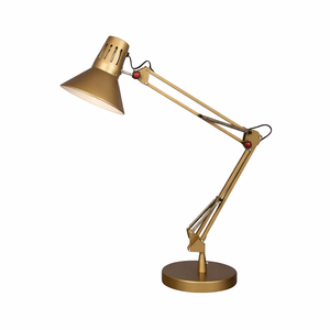 Adjustable Desk Light - Gold