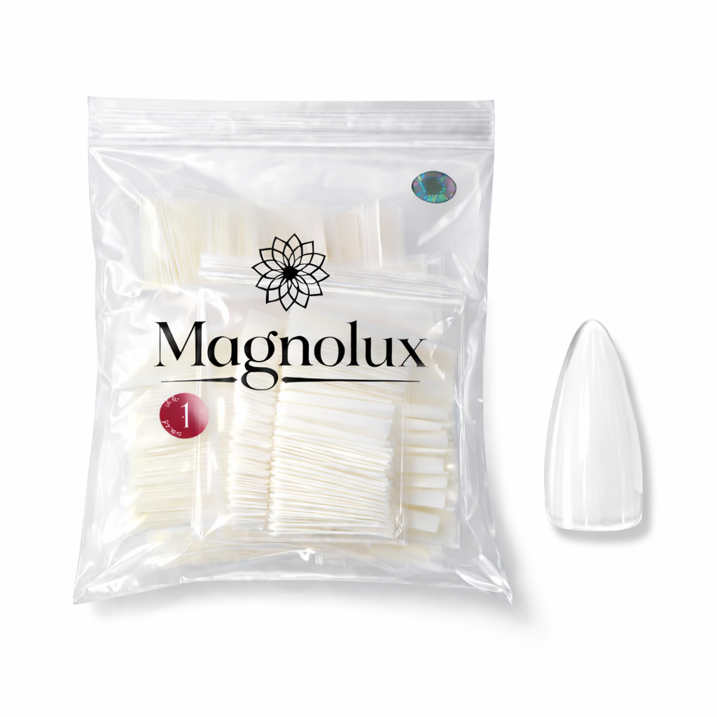 Magnolux Nail Tips Bag - Transparent Almond