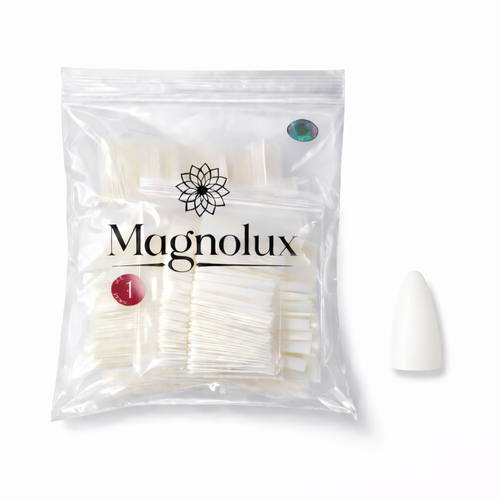 Magnolux Nail Tips Bag - White Almond