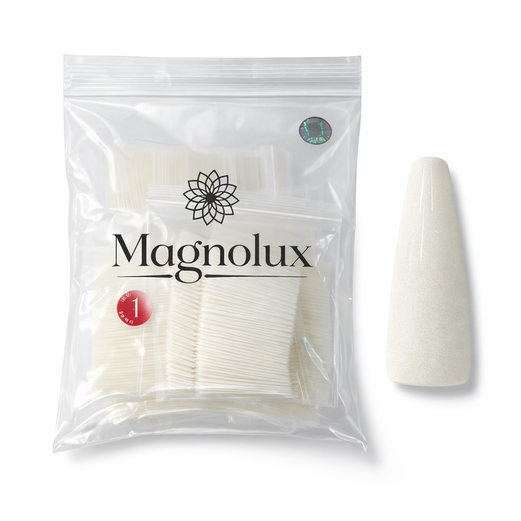 Magnolux Nail Tips Bag - White Ballerina