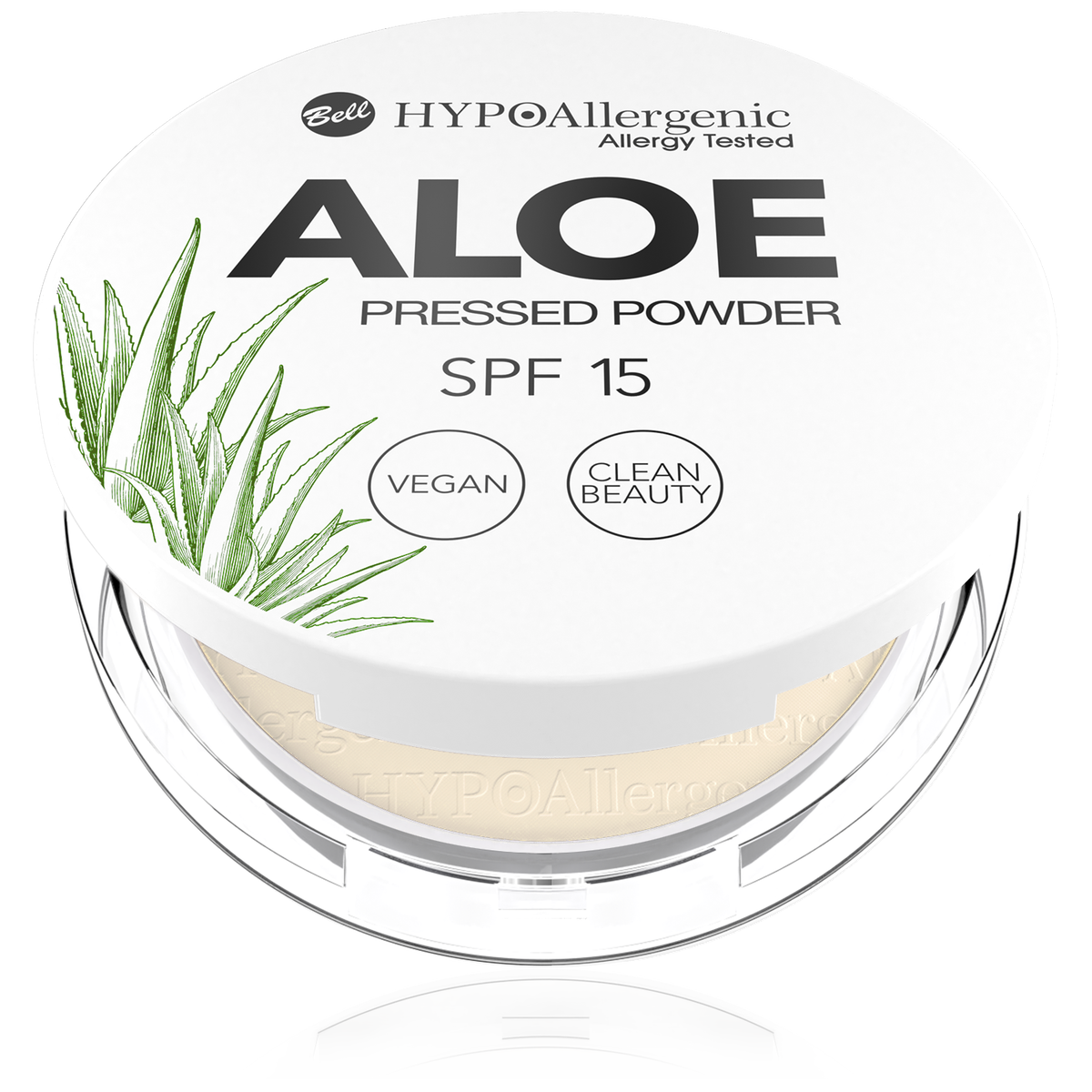 Bell Hypoallergenic Aloe Pressed Powder SPF15 - 02