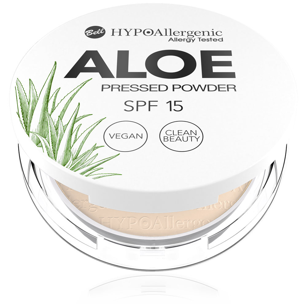 Bell Hypoallergenic Aloe Pressed Powder SPF15 - 04