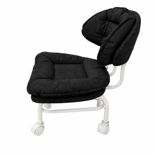 Pedicure Technician Rolling Chair - Black