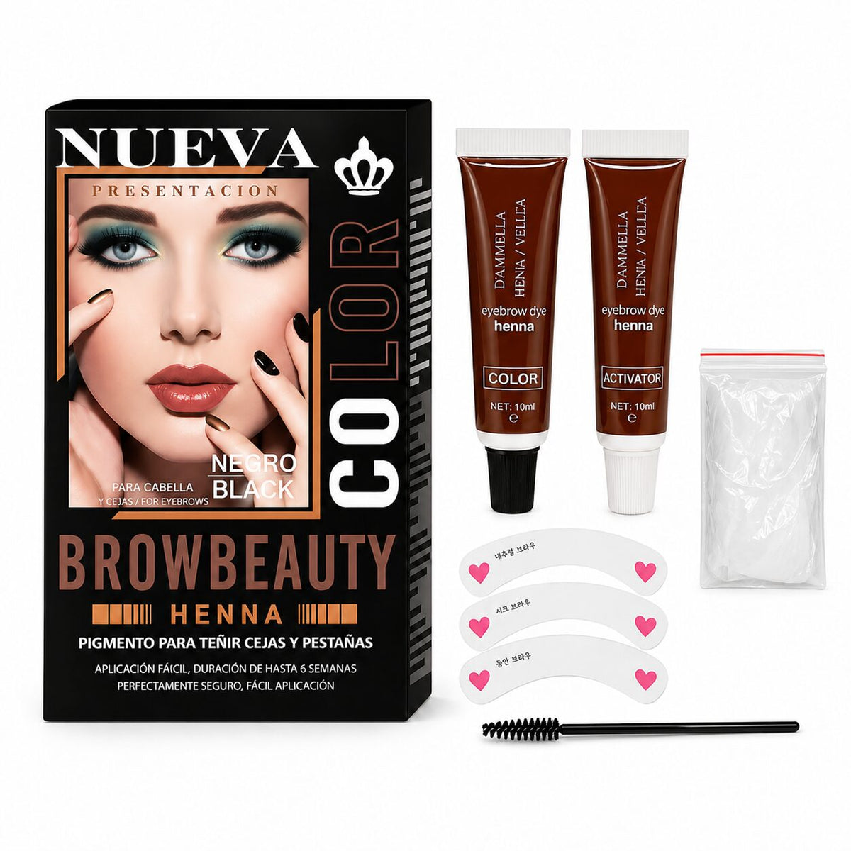 Brow Beauty Henna Kit - Black