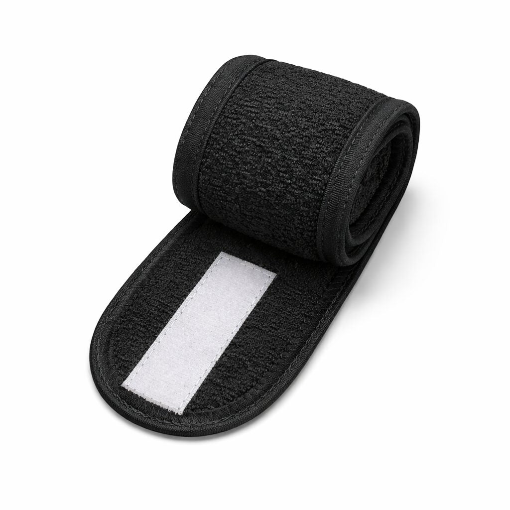 Adjustable Facial Headband - Black