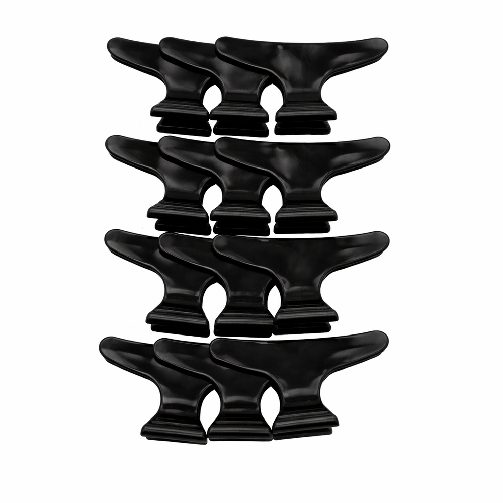 Professional Hair Sectioning Clips - Black