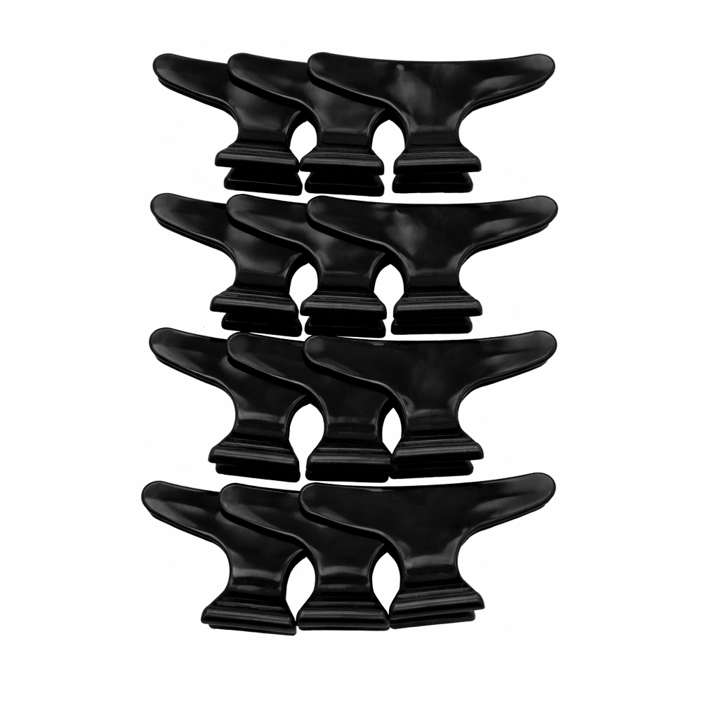 Professional Hair Sectioning Clips - Black