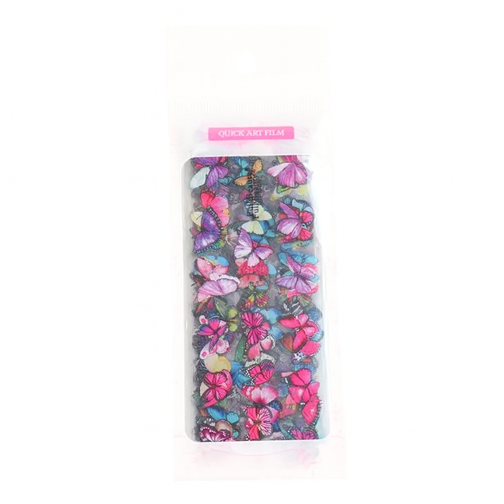 Butterfly Nail Art Foil Sticker Bag