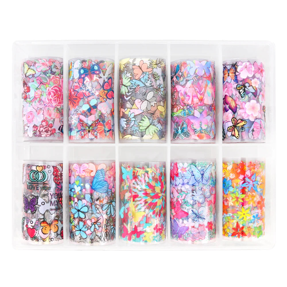 Butterfly Nail Art Transfer Foil Box - 2
