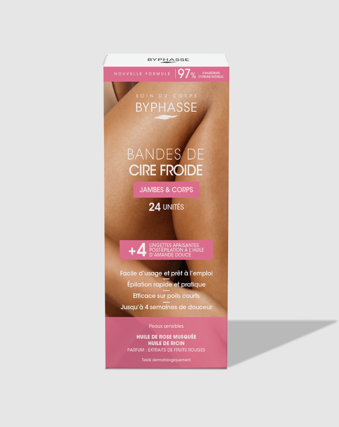 Byphasse Cold Wax Strips 24 Strips