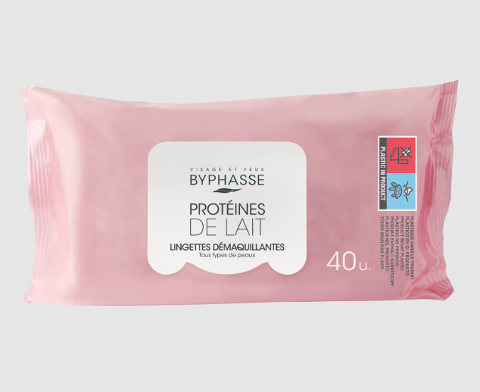 Byphasse Make-Up Remover Wipes - Milk Proteins