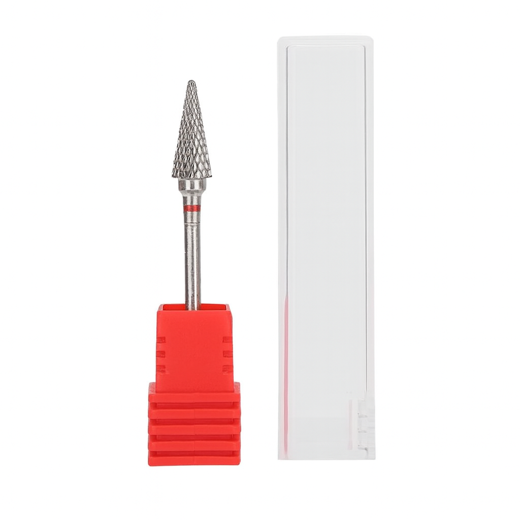 Carbide Cone Nail Drill Bit - Red
