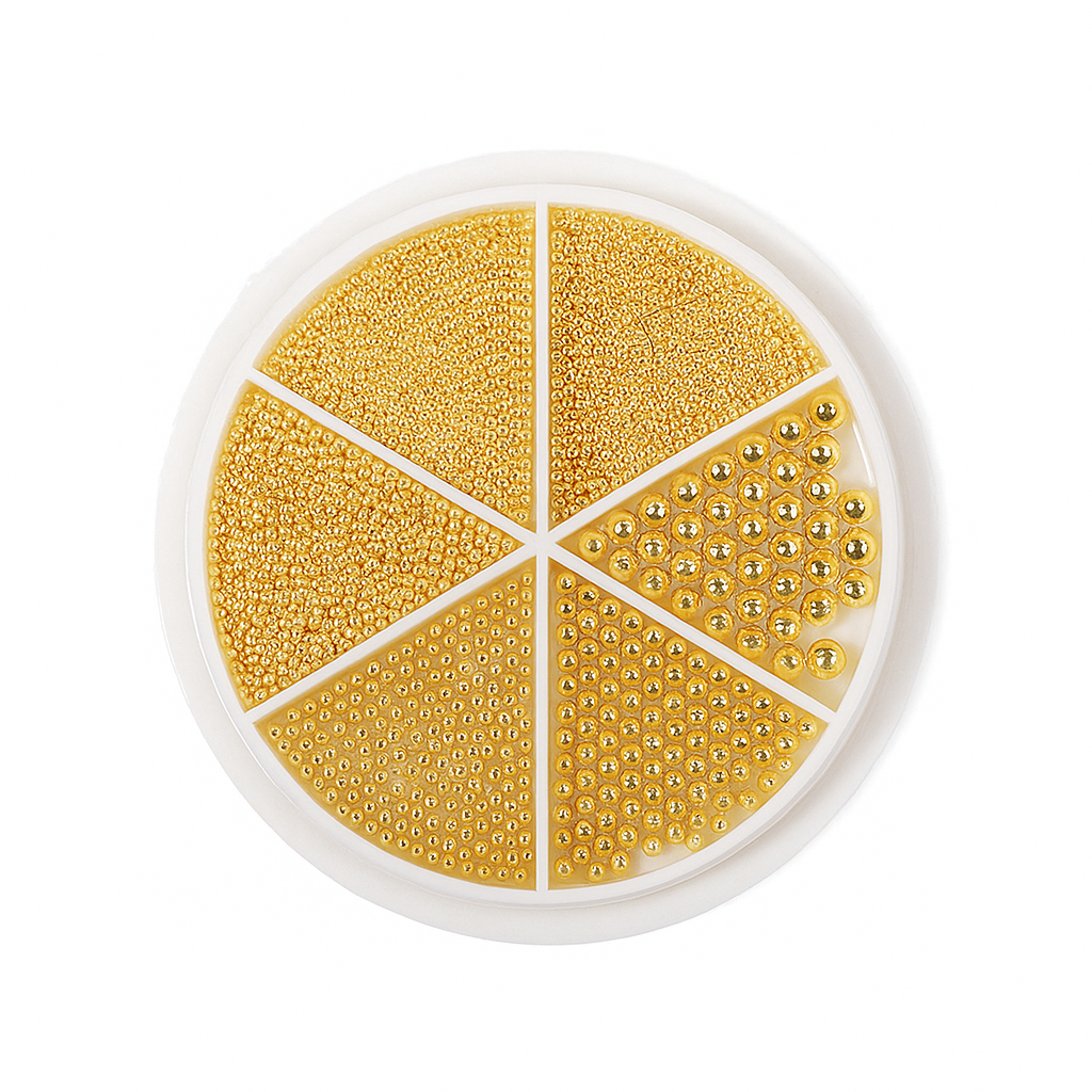 Caviar Metal Beads Nail Art Wheel