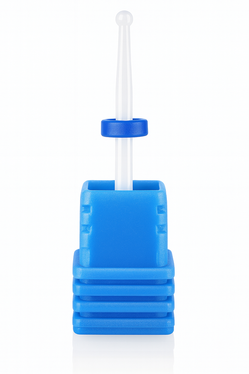Ceramic Cuticle Ball Nail Drill Bit - Blue