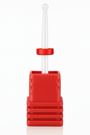 Ceramic Cuticle Ball Nail Drill Bit - Red