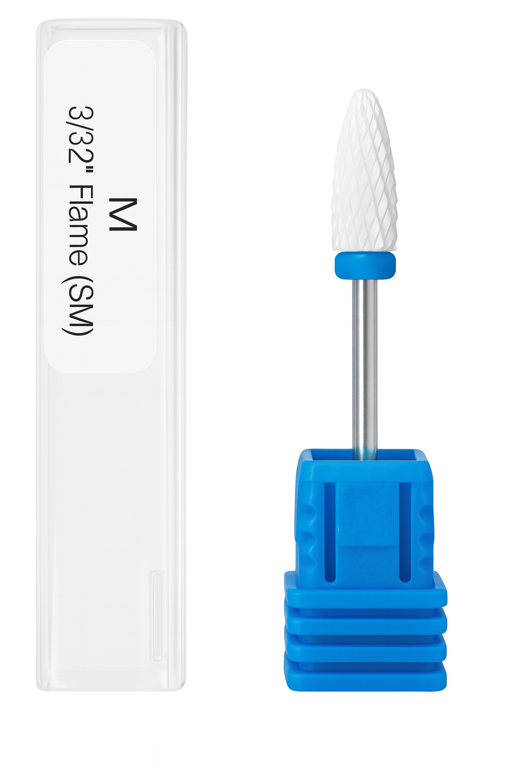 Ceramic Flame Nail Drill Bit - Blue