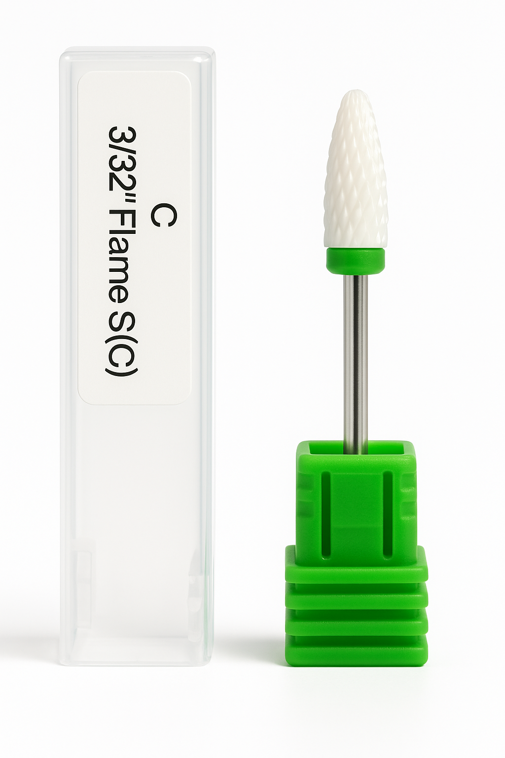 Ceramic Flame Nail Drill Bit - Green