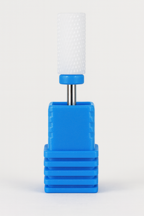 Ceramic Large Barrel Nail Drill Bit - Blue