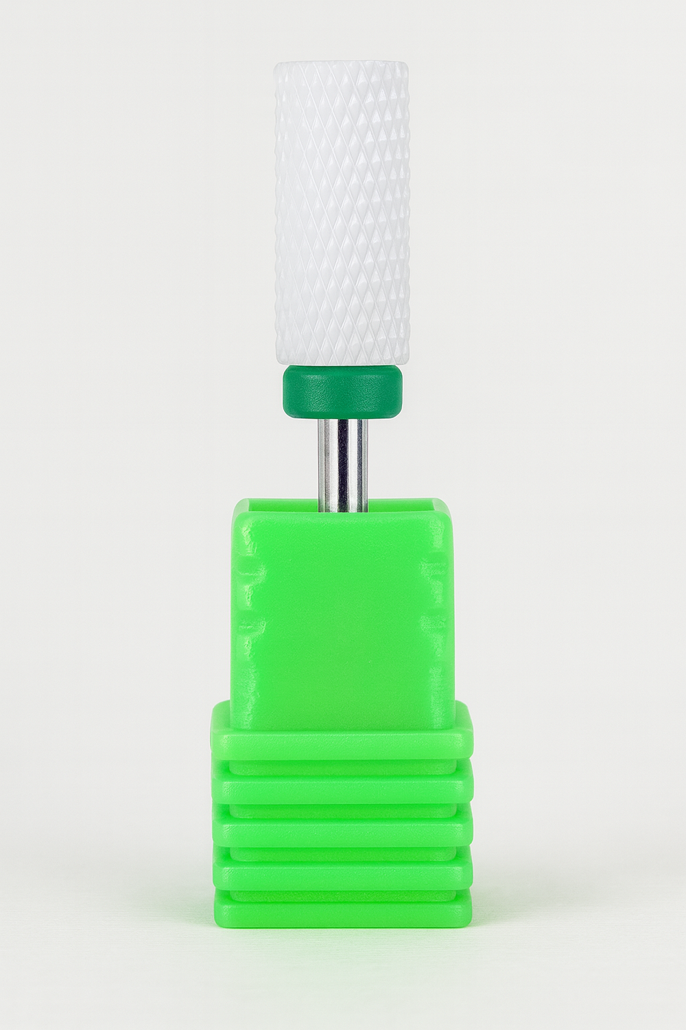 Ceramic Large Barrel Nail Drill Bit - Green