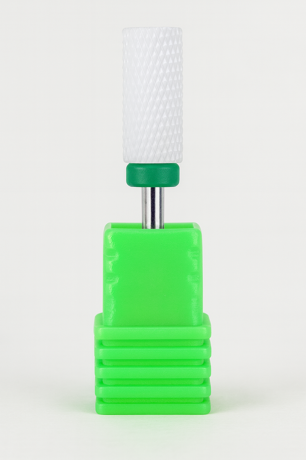 Ceramic Large Barrel Nail Drill Bit - Green