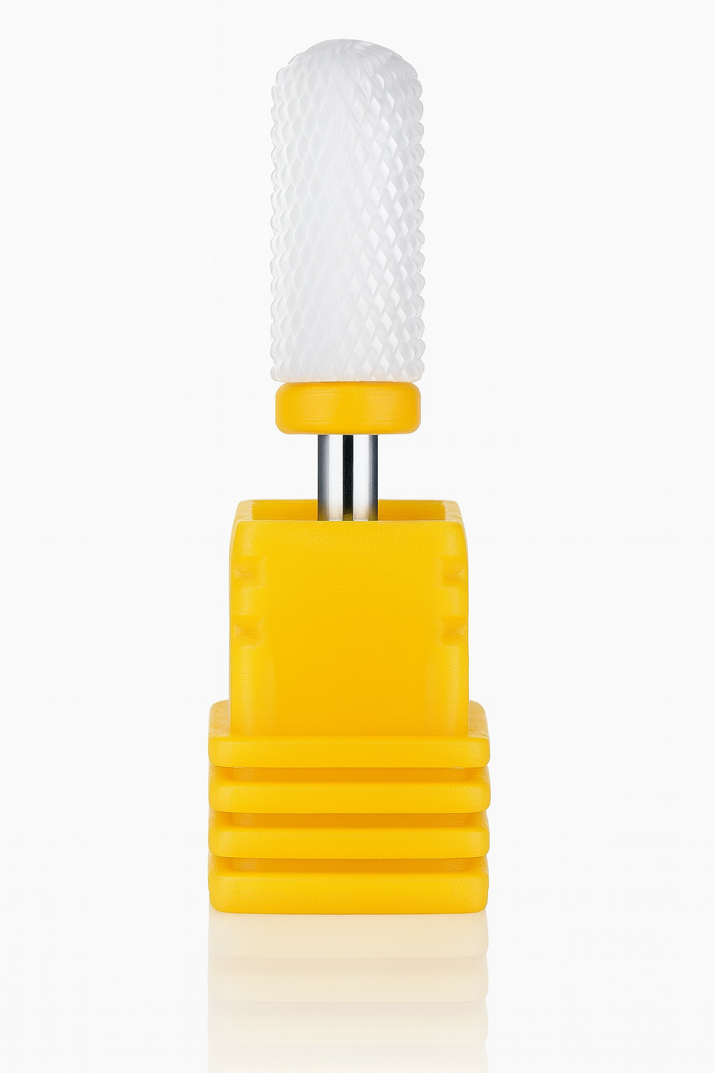 Ceramic Safety Barrel Nail Drill Bit - Yellow