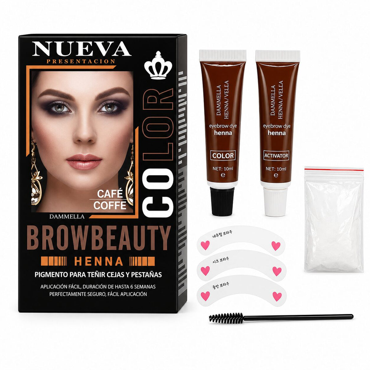 Brow Beauty Henna Kit - Coffee