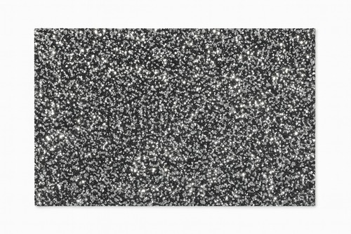 Crystal Diamond Mat - Black &amp; Silver