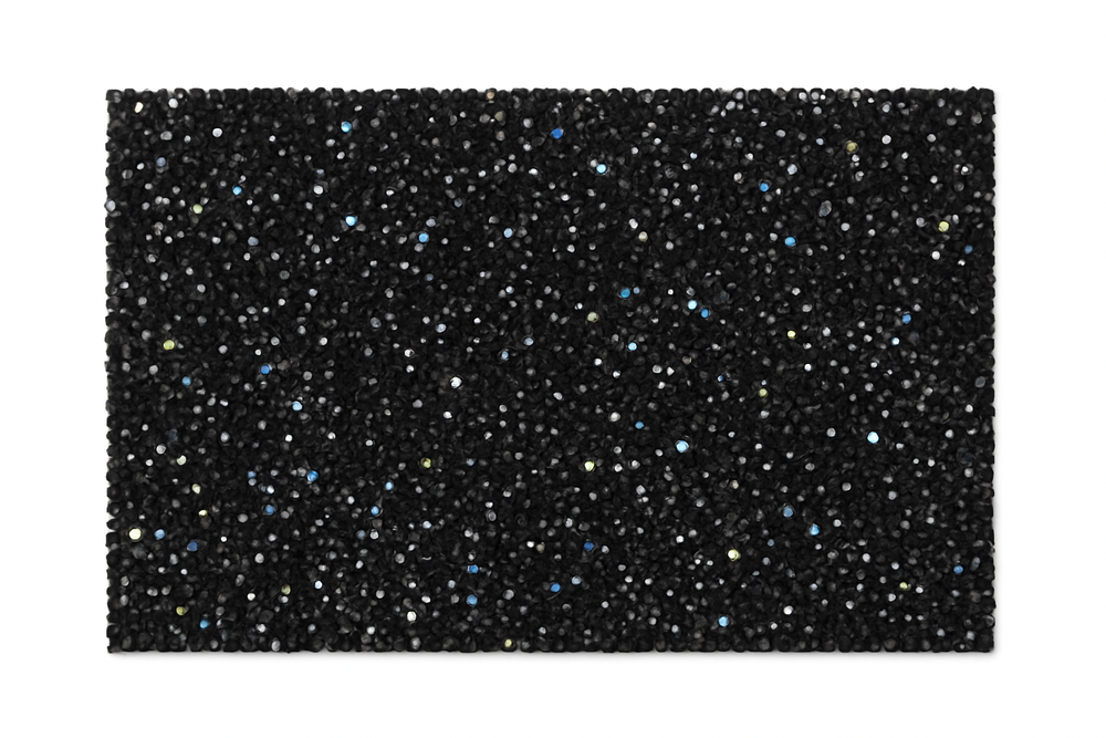 Crystal Diamond Mat - Black