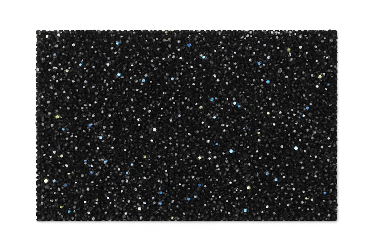 Crystal Diamond Mat - Black