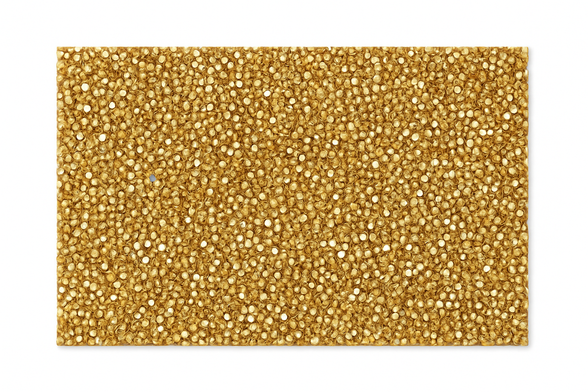 Crystal Diamond Mat - Gold
