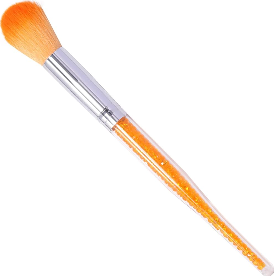 Crystal Nail Dust Brush - Orange