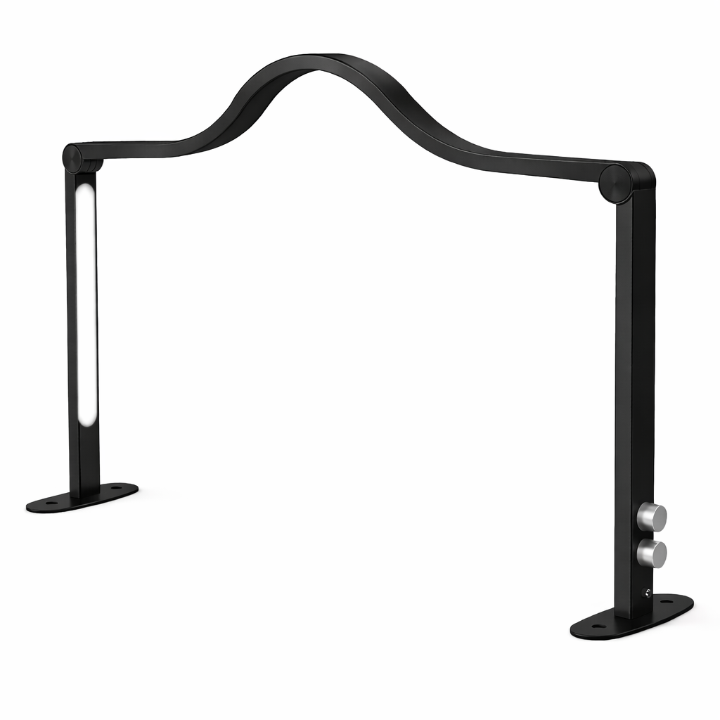 Curved Desk LED Moonlight - Black