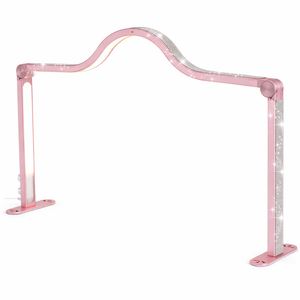 Curved Desk LED Moonlight with Rhinestones - Pink