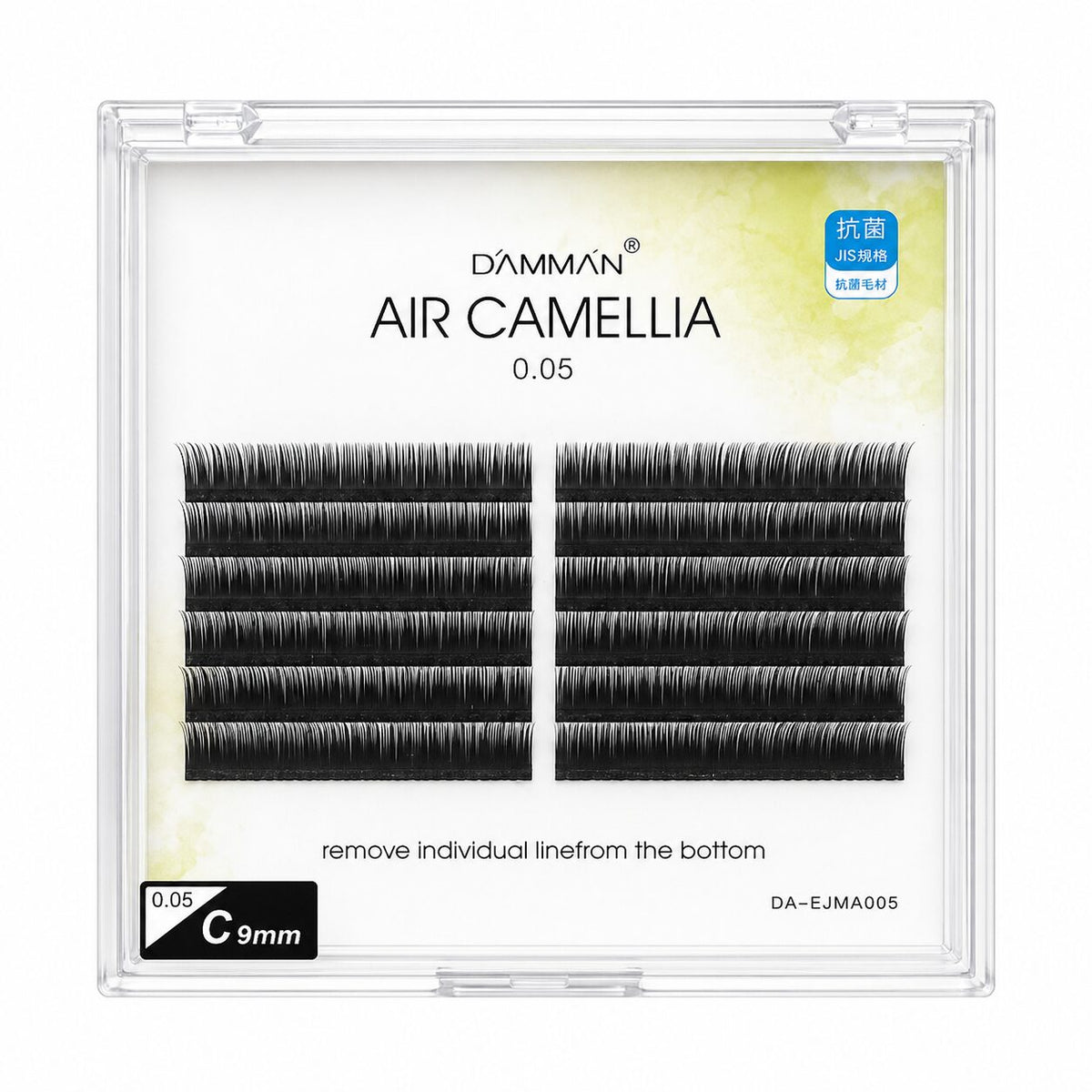 Damman 0.05 C Curl Lash Extensions - 9 mm