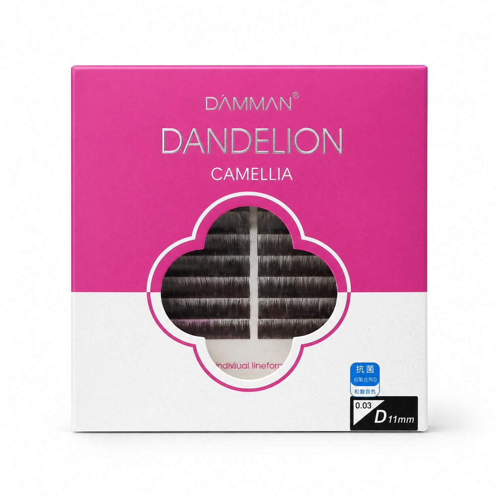 Damman Dandelion Camellia Lash Extensions - 9 mm
