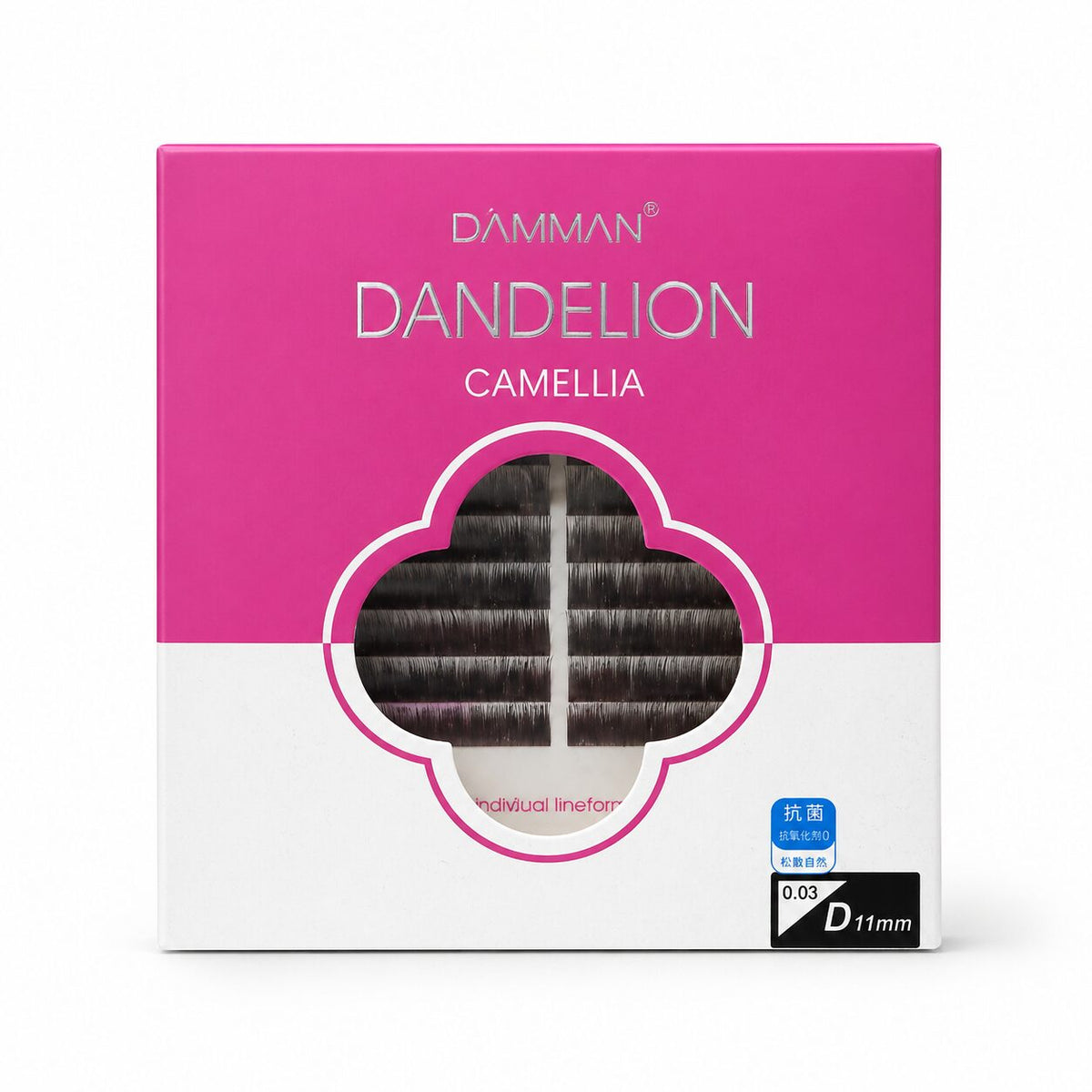 Damman Dandelion Camellia Lash Extensions - 9 mm