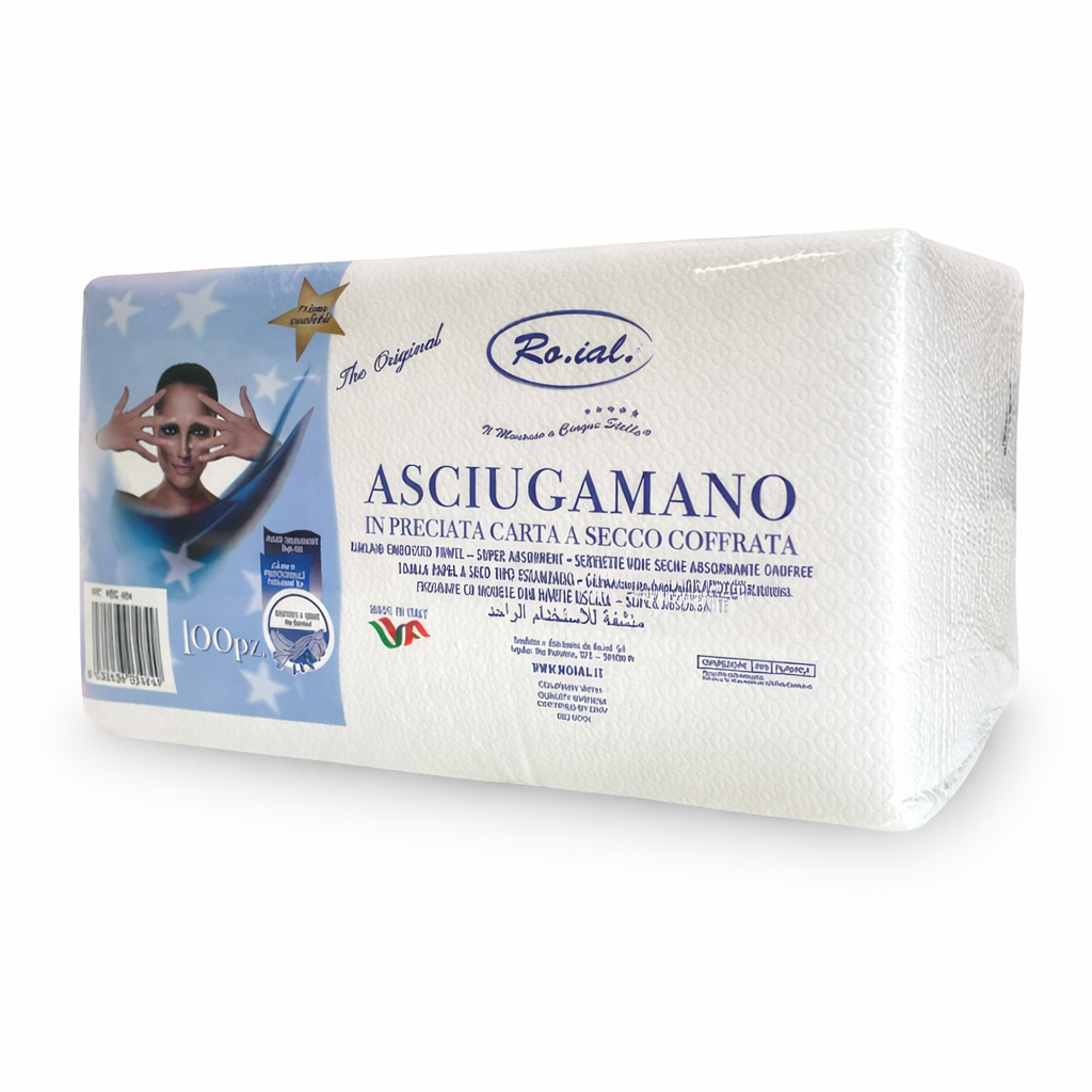 Ro.ial Disposable Paper Towels – 100 pcs