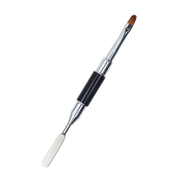 Dual-Ended Nail Spatula & Brush Tool