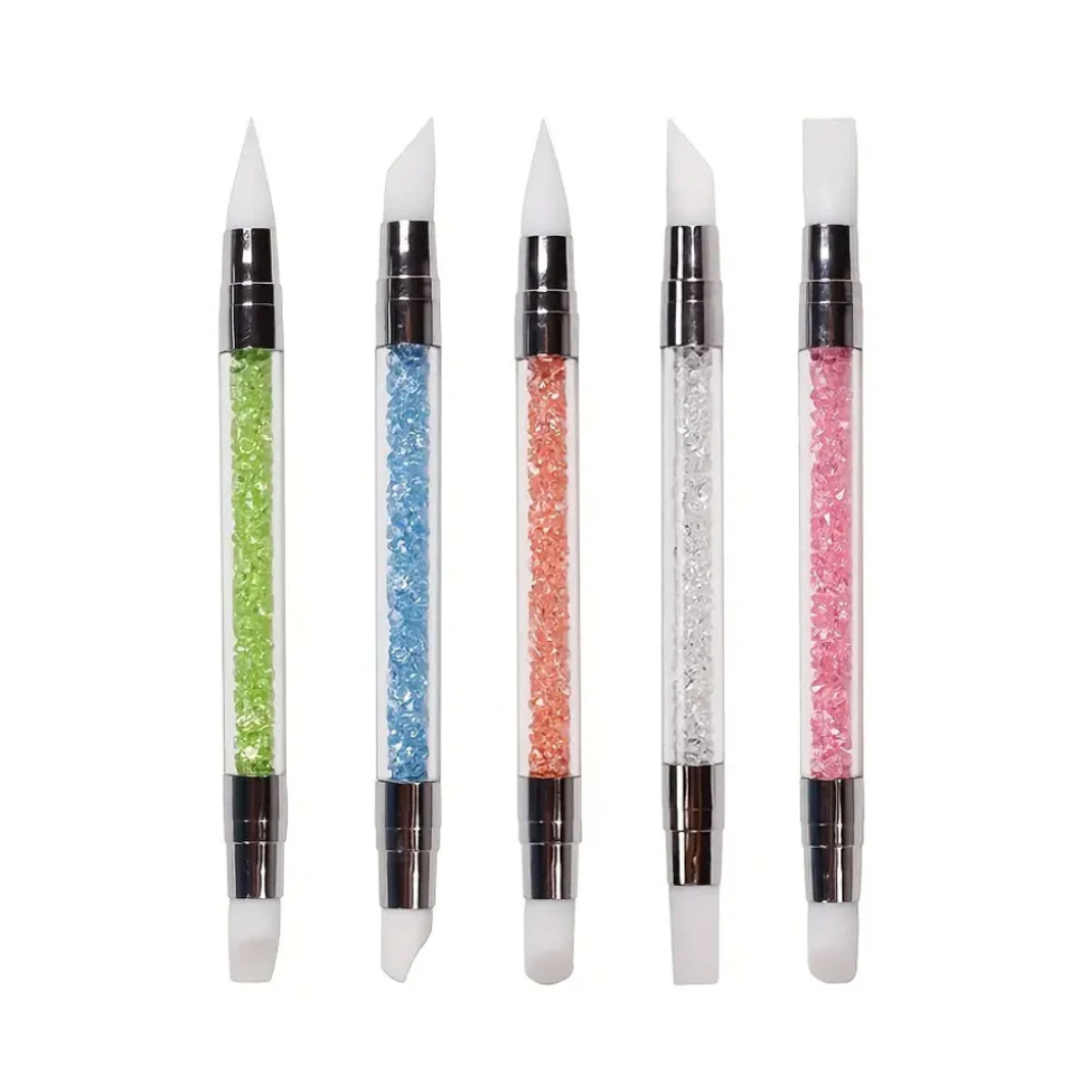 Dual-Ended Silicone Nail Art Brush Set