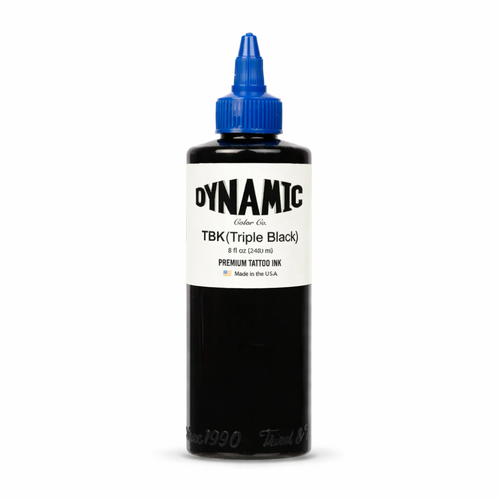 Dynamic Triple Black Tattoo Ink - 240 ml