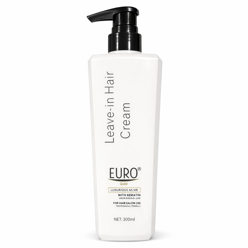Euro Gold Leave-In Hair Cream with Keratin