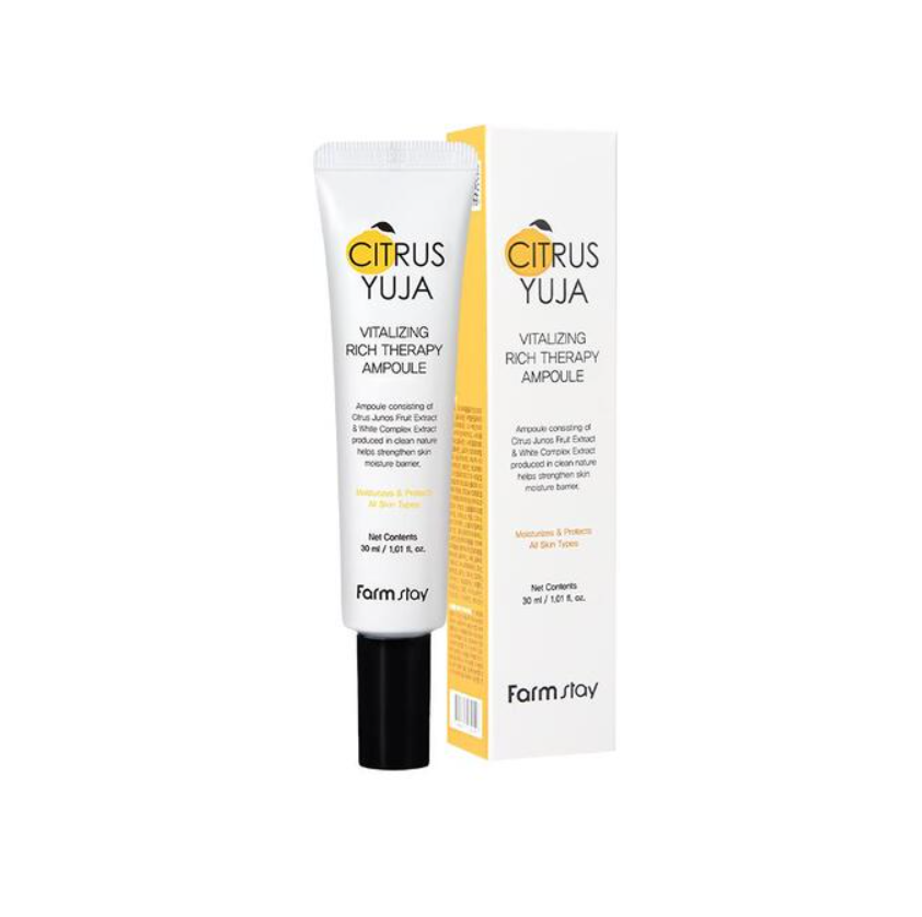Farmstay Citrus Yuzu Vitalizing Rich Therapy Ampoule
