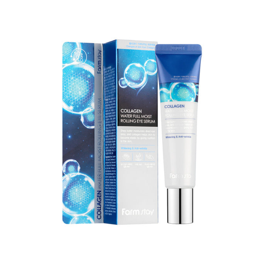 Farmstay Collagen Water Full Moist Rolling Eye Serum