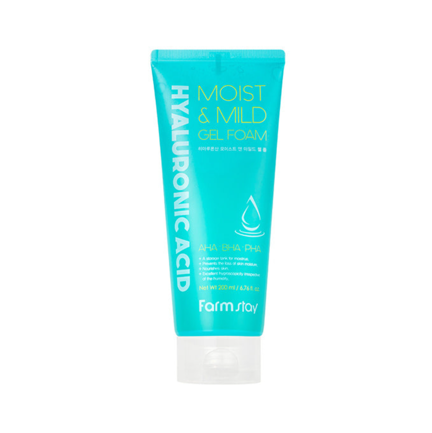 Farmstay Hyaluronic Acid Moist & Mild Gel Foam