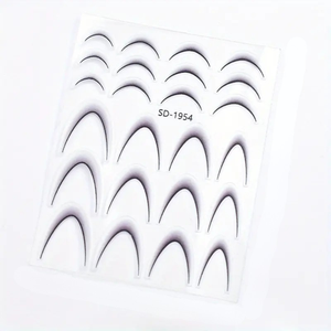 French Tip Nail Guide Stickers - SD-1954