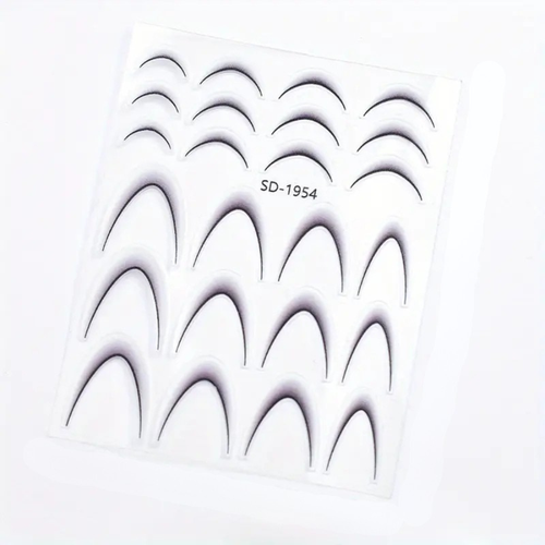 French Tip Nail Guide Stickers - SD-1954